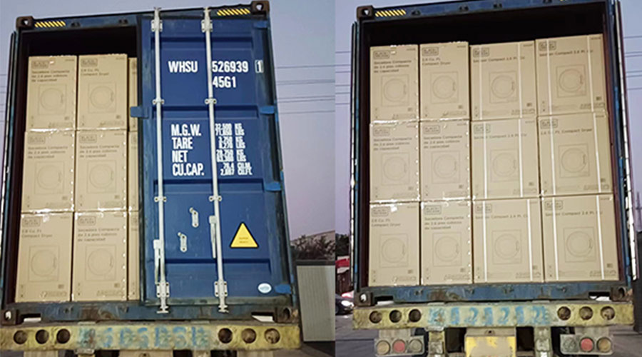 不分晝夜！完成客戶滾筒衣服烘干機(jī)發(fā)貨是職責(zé)所在