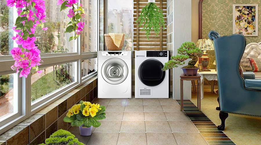 家居陽臺晾曬衣物不干怎么辦，衣物烘干機來解決！