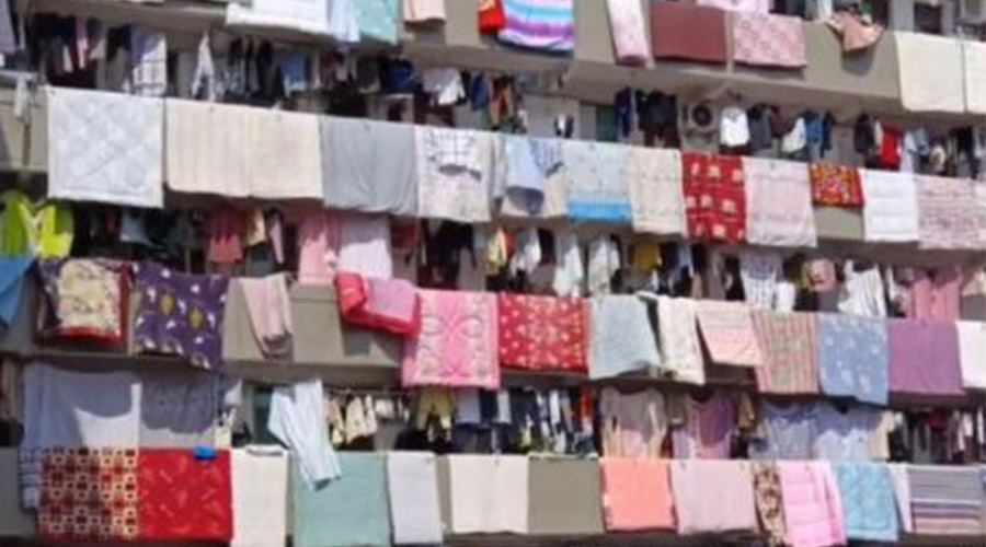 學(xué)?，F(xiàn)曬被大場面！滾筒衣服烘干機即烘即干大件棉被 便捷好用