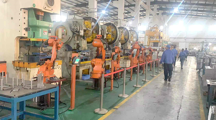 揭秘金環(huán)電器滾筒干衣機(jī)沖壓自動化生產(chǎn)是如何進(jìn)行的？