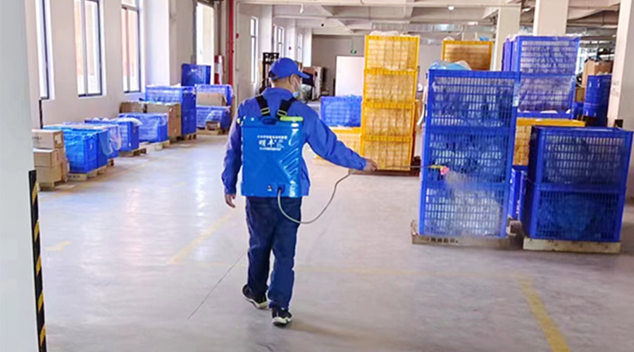 健康和安全放首位！金環(huán)電器全面開(kāi)展工廠除菌工作