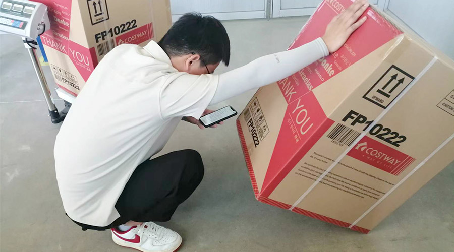 實況直擊！客戶北美COSTWAY開展衣物烘干機驗貨