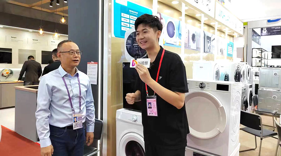 廣交會(huì)熱點(diǎn)！央視、新華網(wǎng)等媒體聚焦金環(huán)電器滾筒干衣機(jī)