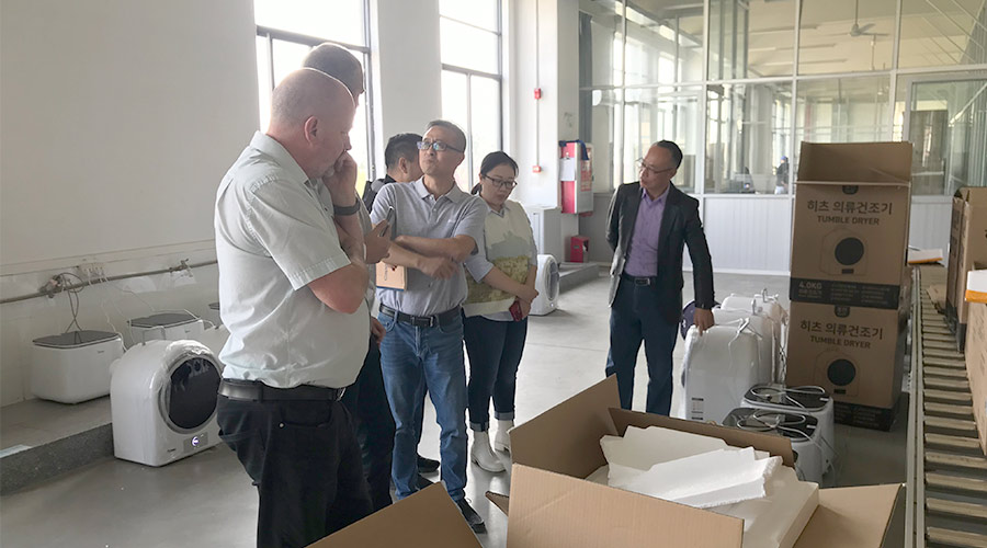 搶訂單 拼合同！金環(huán)電器積極推進(jìn)滾筒衣服烘干機(jī)訂單增長